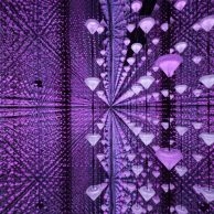Immersive purple light diamond installation by Studio Irma at Moco Museum Barcelona. Immersive purple light diamond installation by Studio Irma at Moco Museum Barcelona.
