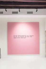 Hayden Kays' artwork exposed at Moco Barcelona.