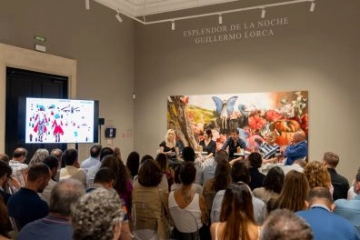 Presentazione nella sala Guillermo Lorca al Moco Museum Barcelona.