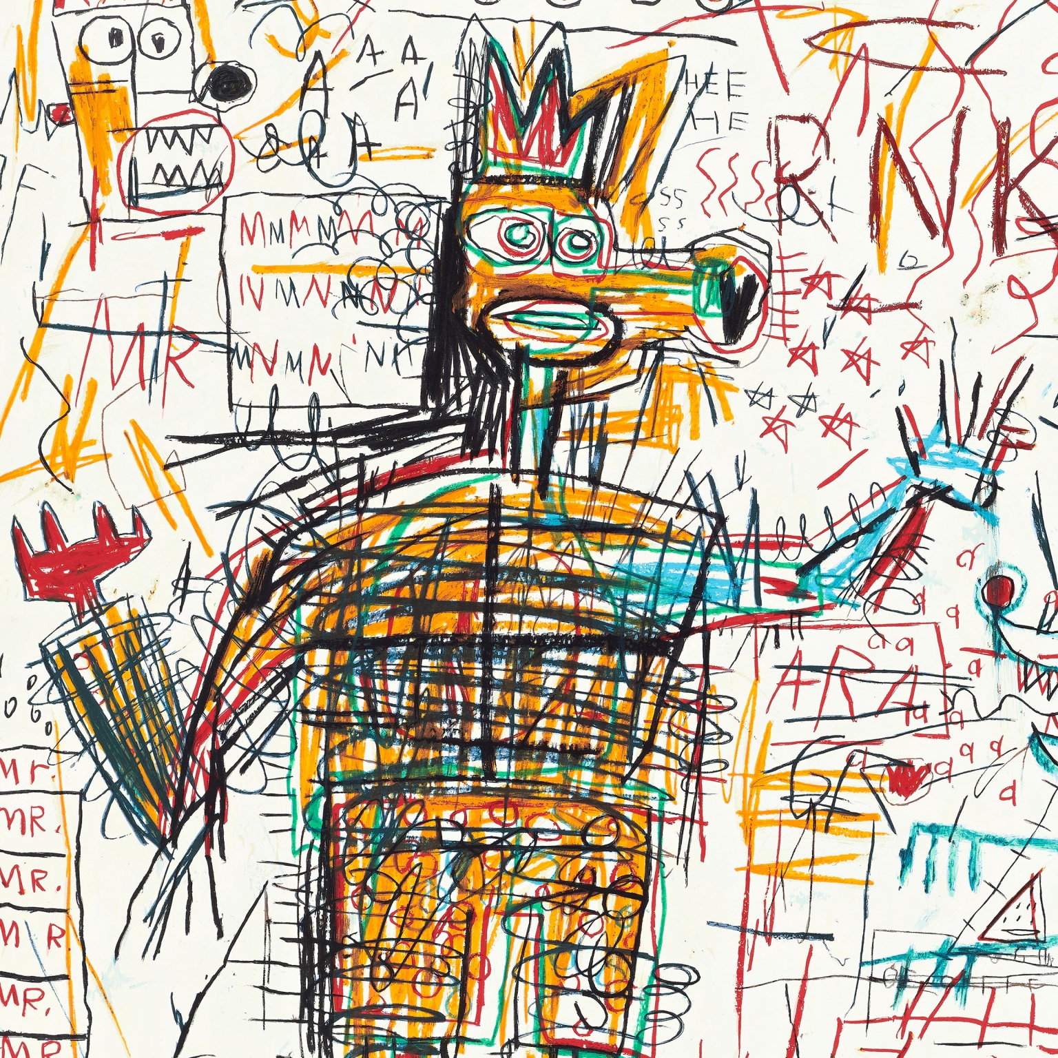 Basquiat In Amsterdam Krachtige Kunst Bij Moco Museum Amsterdam The Figure Portfolio Basquiat CLOSE UP IMAGE 1 2