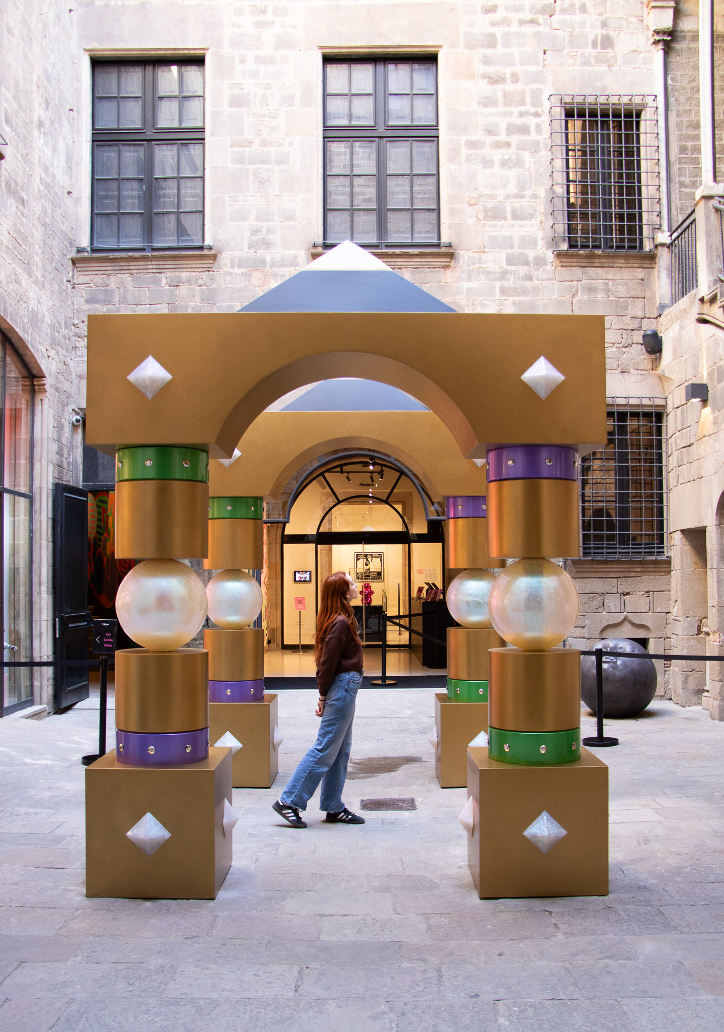 Pilar Zeta in Barcelona: Temple of Variations at Moco Museum