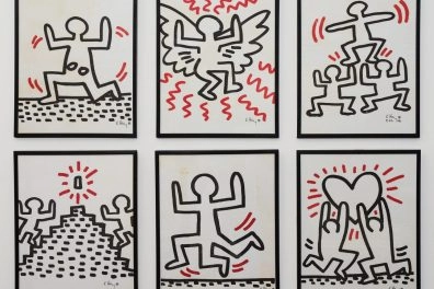 © Keith Haring Foundation. On loan from Simply Haring Collection and Alessandro C. Della Morte.